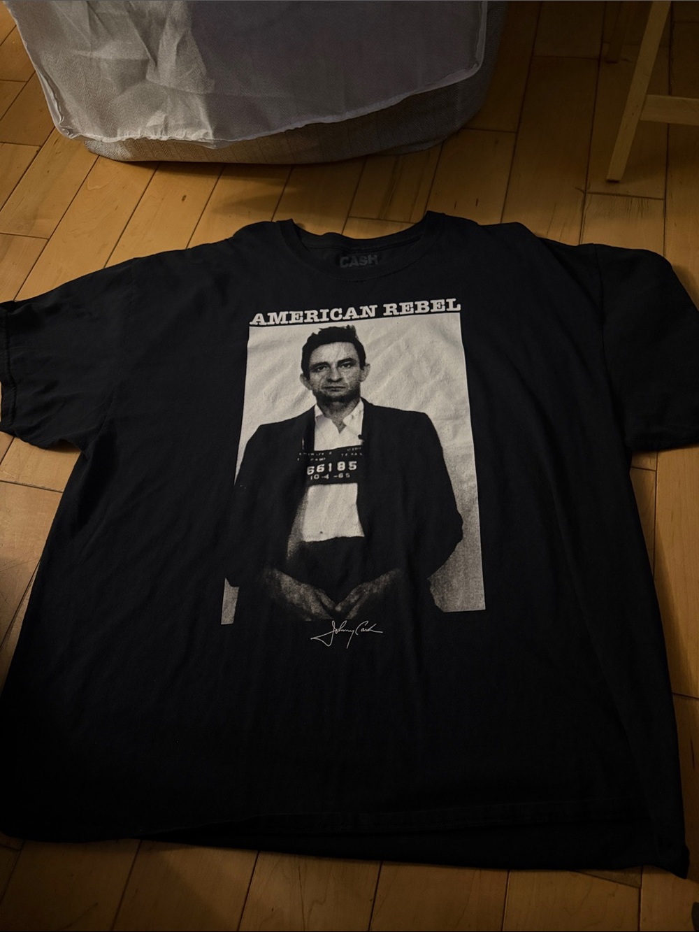 Reserved Black American Rebel Graphic Tee - Men